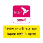 বিকাশে পেমেন্ট করে এমন ইনকাম সাইট ও অ্যাপস । অনলাইন ইনকাম বাংলাদেশ