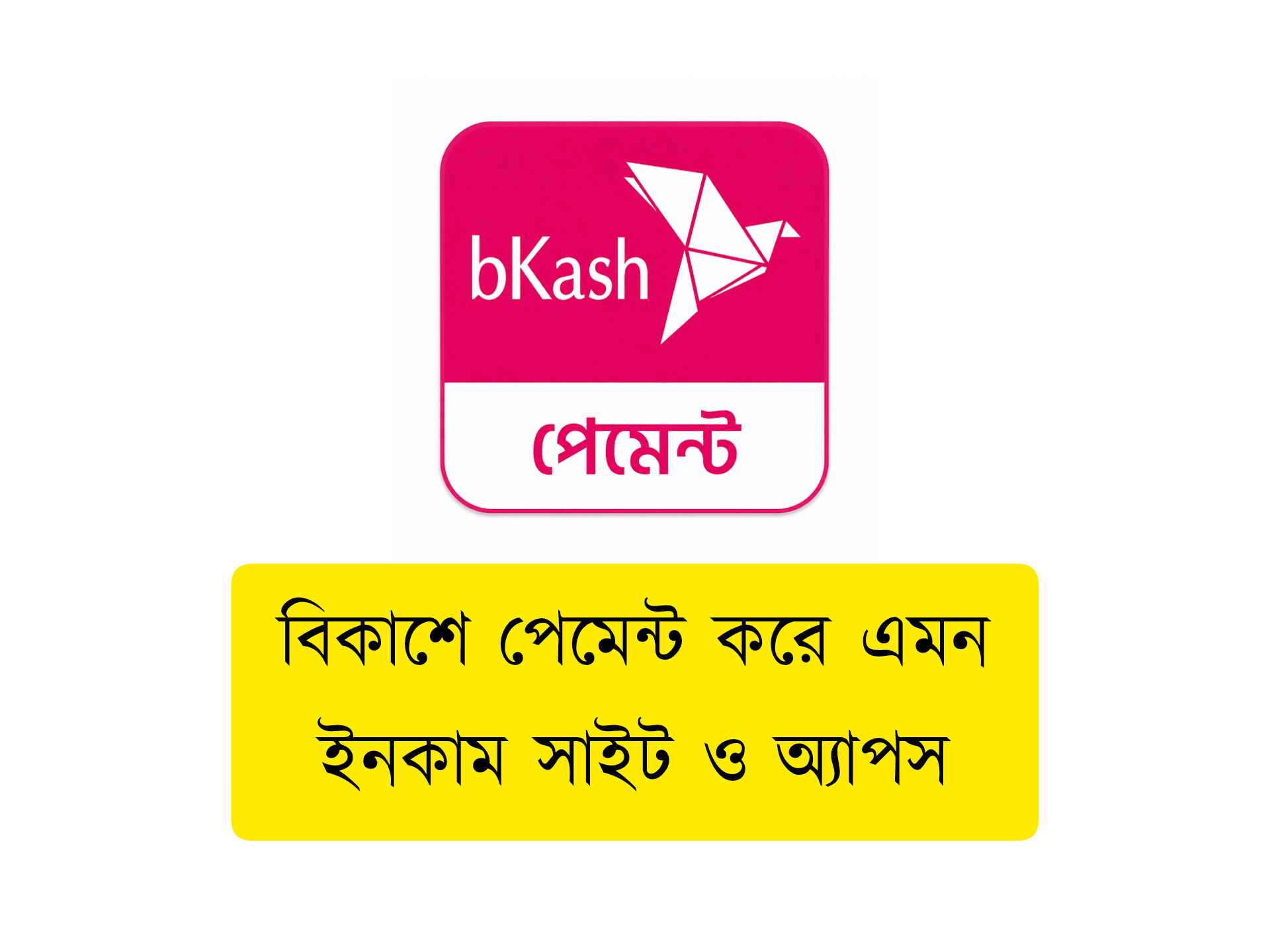 বিকাশে পেমেন্ট করে এমন ইনকাম সাইট ও অ্যাপস । অনলাইন ইনকাম বাংলাদেশ